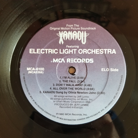 Xanadu Soundtrack Album Vinyl LP Record ⏺3/$40+Free Shipping!🚚 - Picture 4 of 10